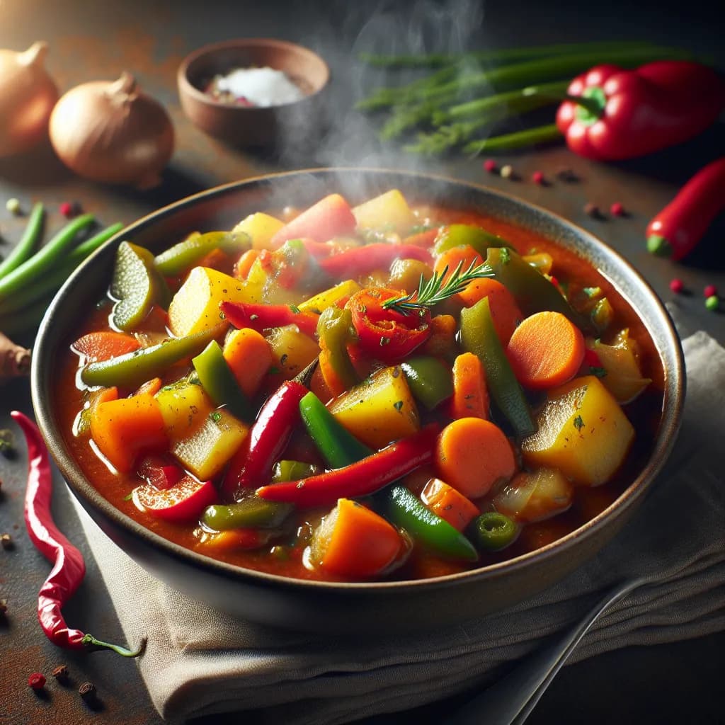 Spicy Caribbean Vegetable Stew