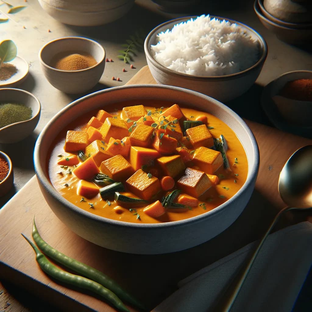 Spicy Carrot and Tofu Curry