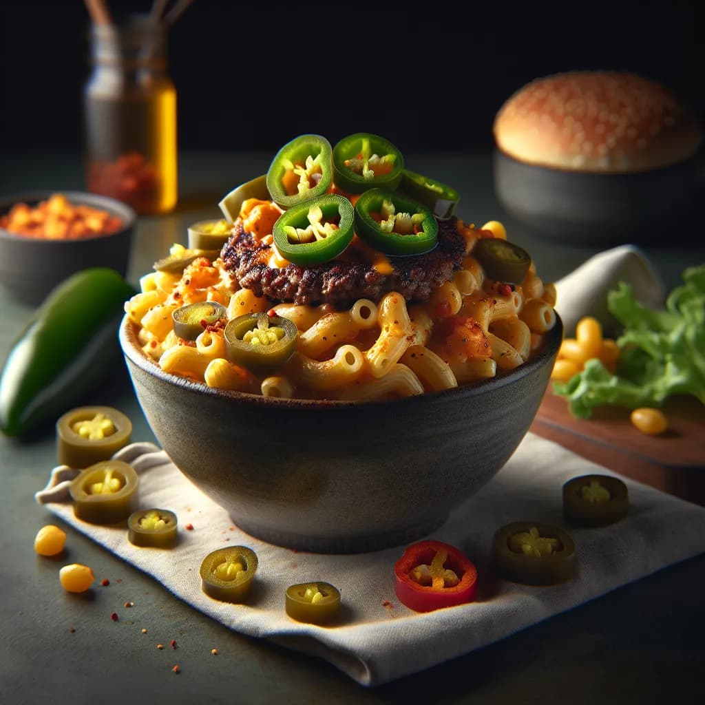 Spicy Cheeseburger Macaroni