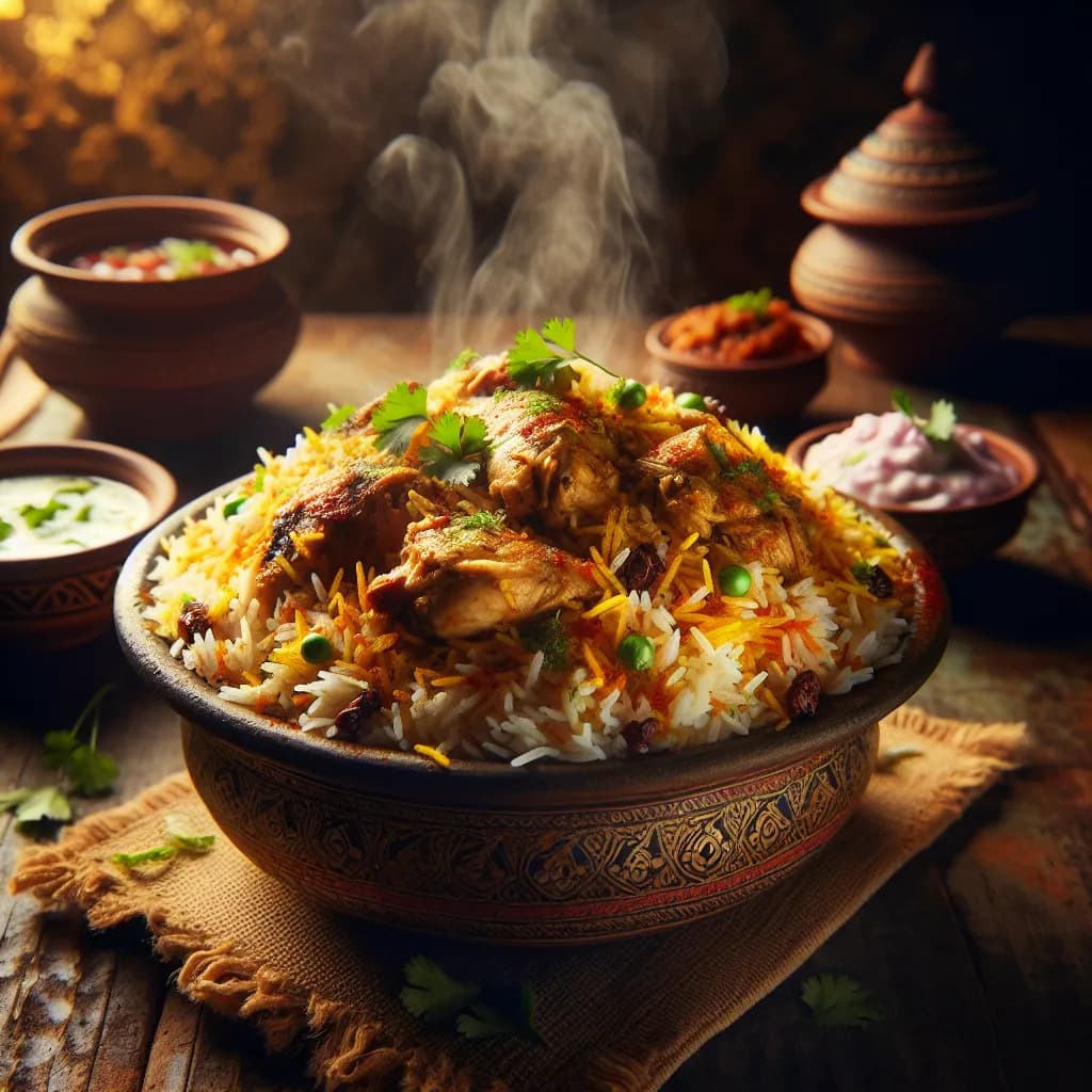 Spicy Chicken Biryani