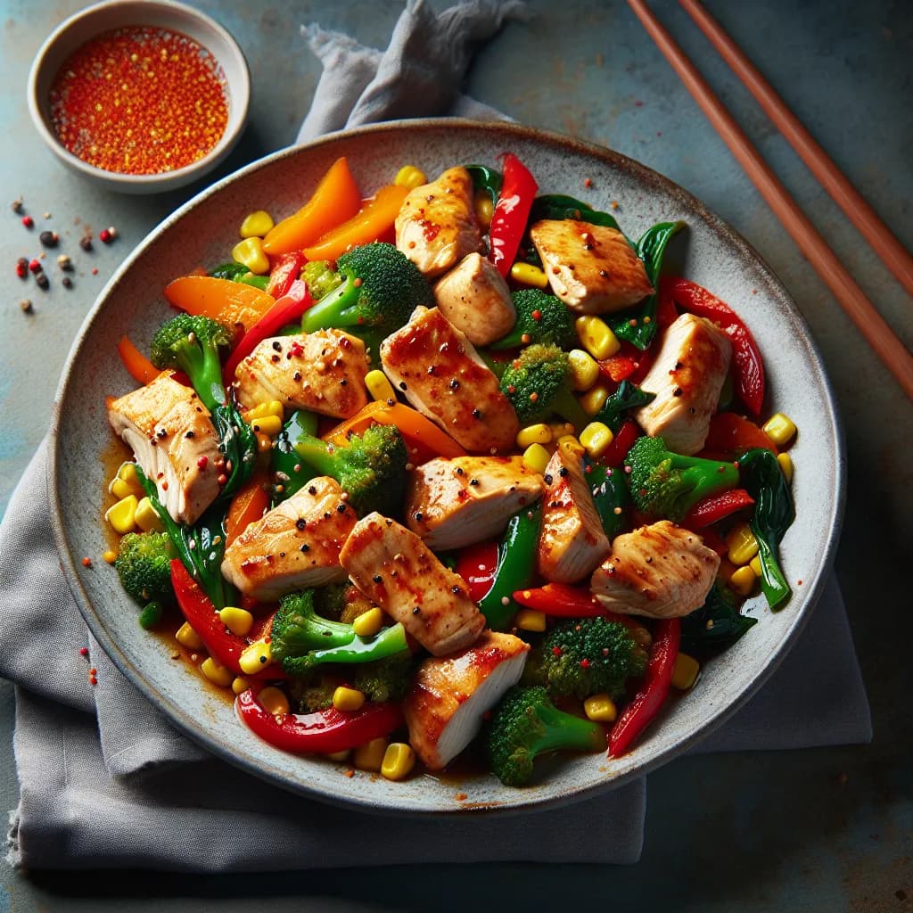 Spicy Chicken Breast Stir-Fry