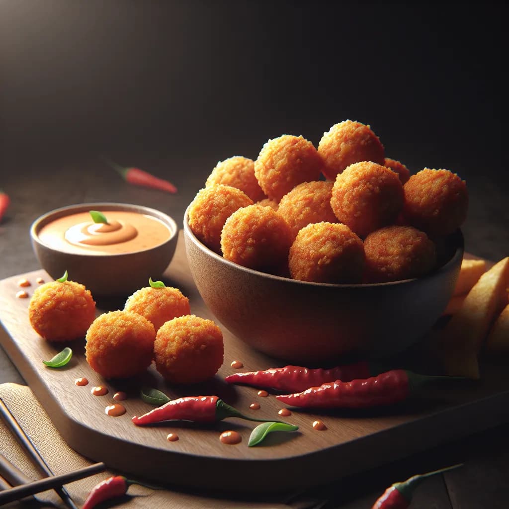 Spicy Chicken Budin Balls