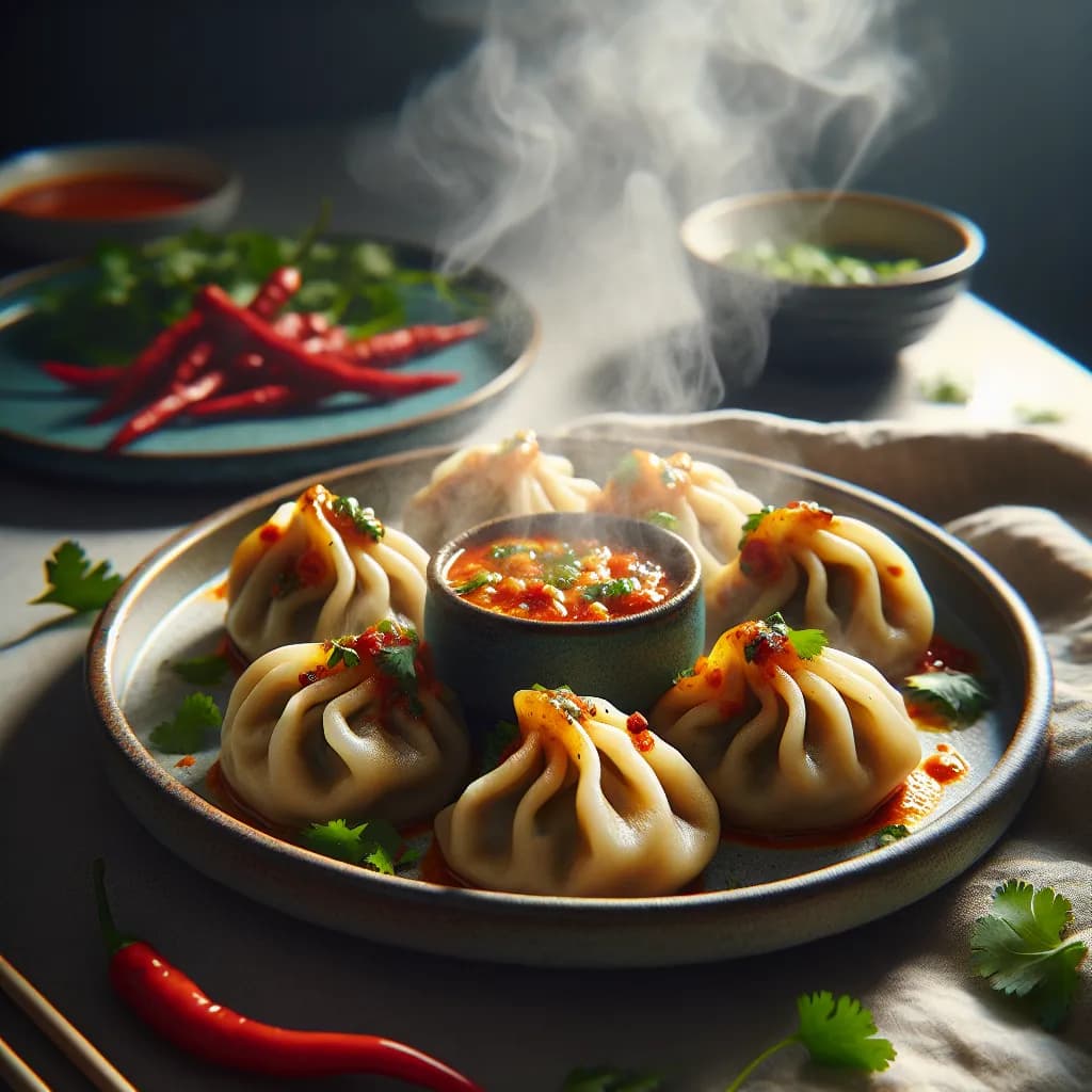 Spicy Chicken Momo