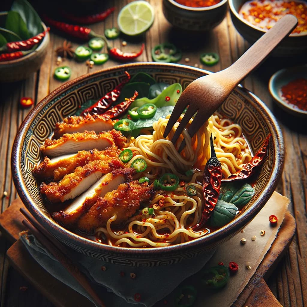 Spicy Chicken Noodles