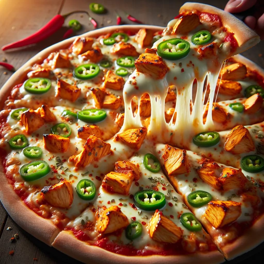 Spicy Chicken Pizza