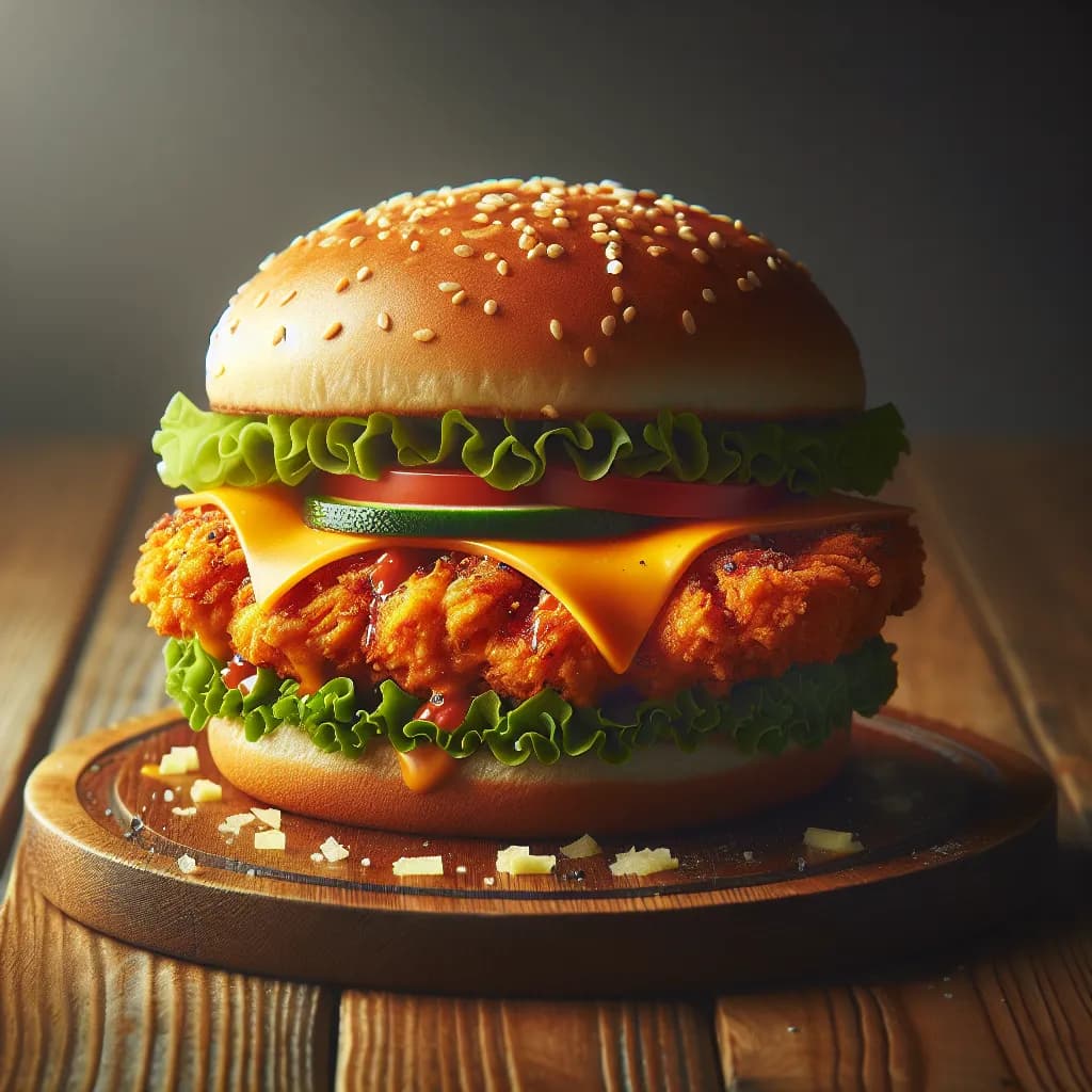 Spicy Chicken Sandwich Burger