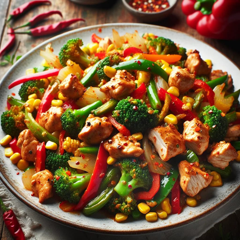 Spicy Chicken Stir-Fry