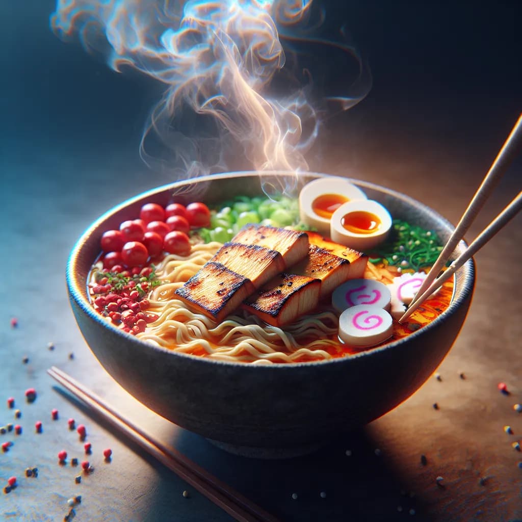 Spicy Chicken Tofu Ramen
