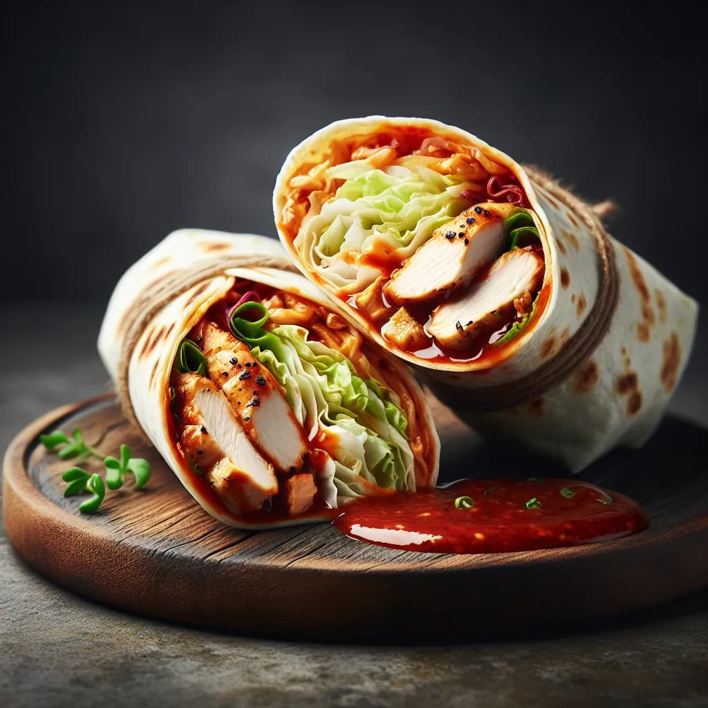 Spicy Chicken Wraps