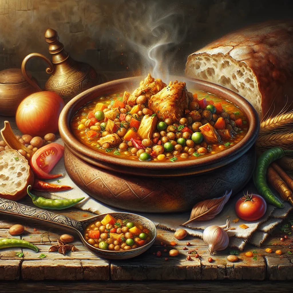 Spicy Chicken and Lentil Stew