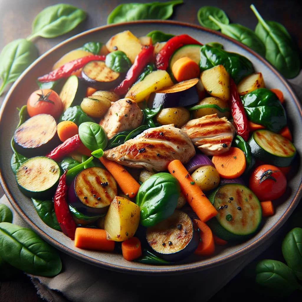 Spicy Chicken and Vegetable Stir-Fry