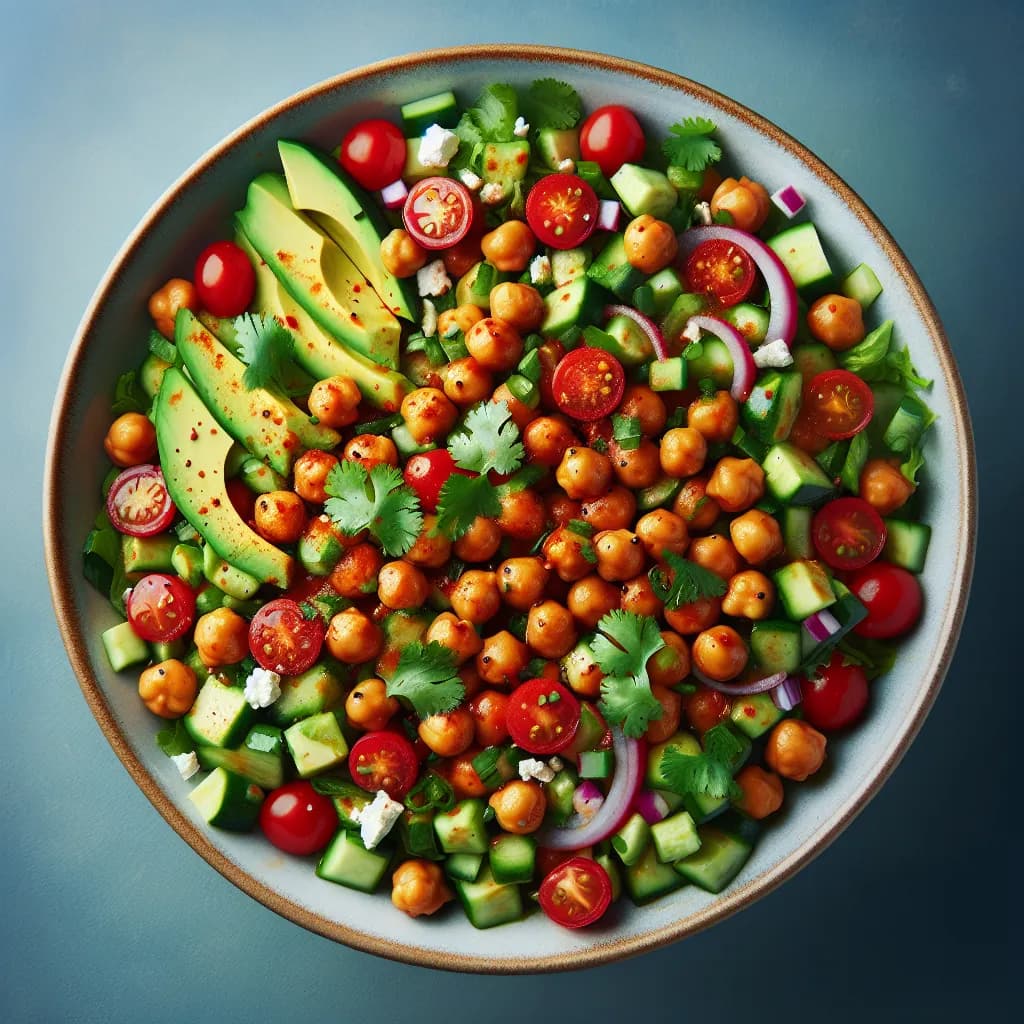 Spicy Chickpea Salad