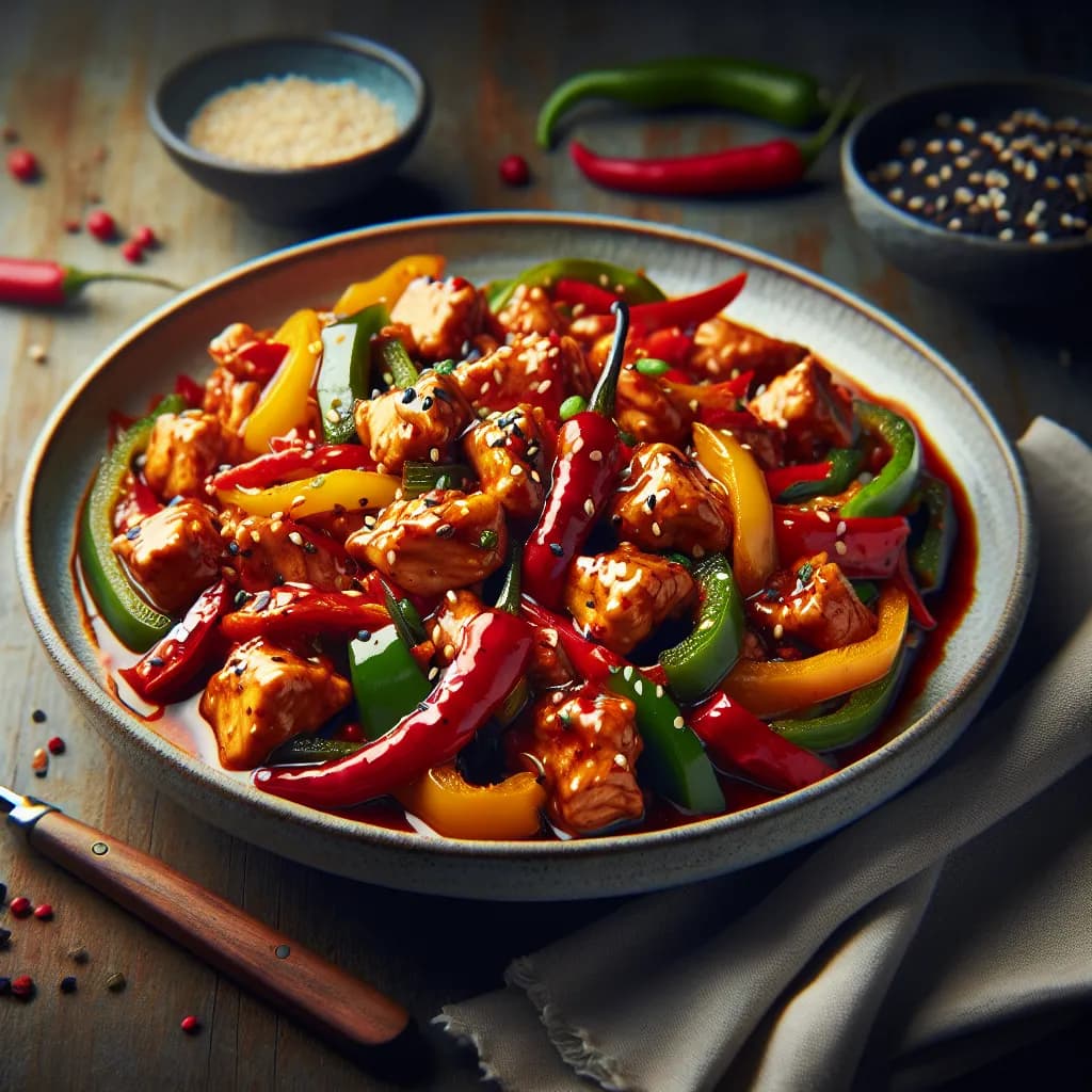 Spicy Chilli Chicken Stir Fry