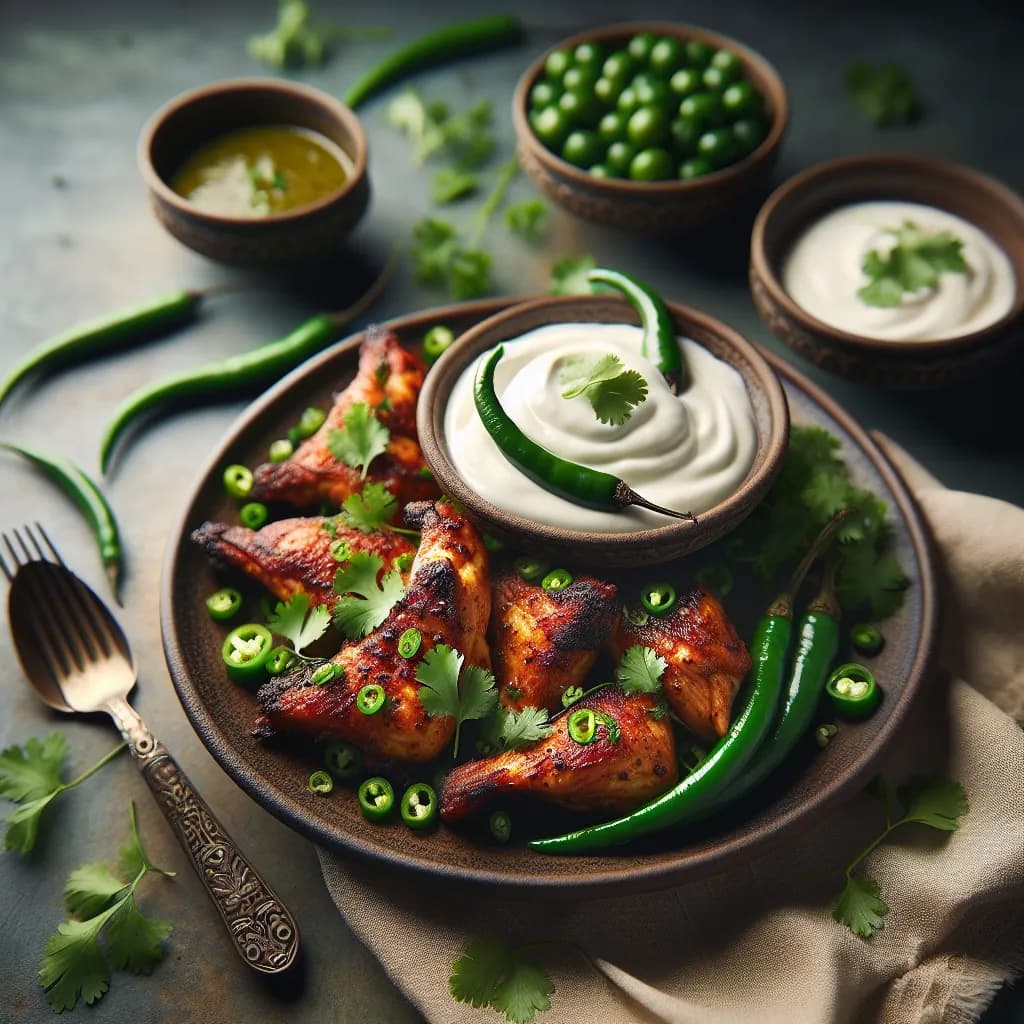 Spicy Coriander Yogurt Chicken