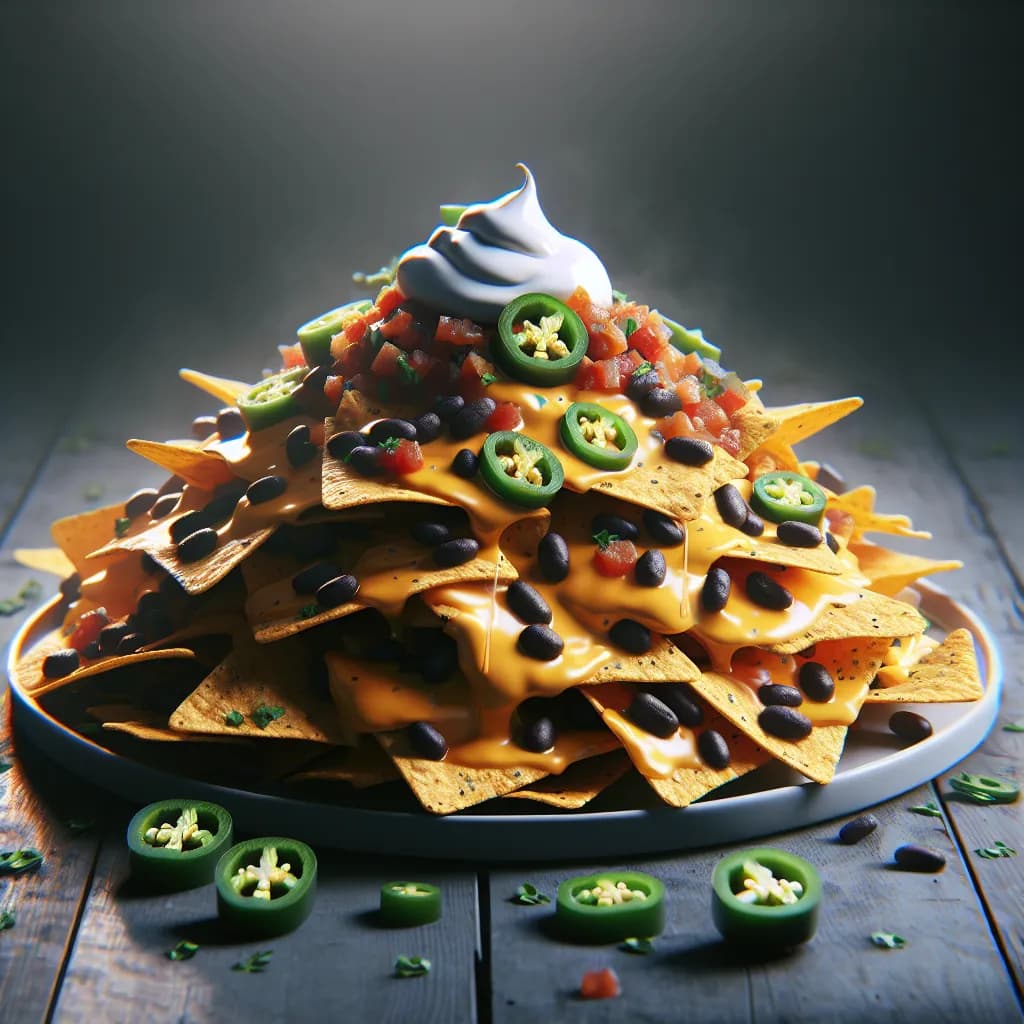 Spicy Corn Chip Nachos