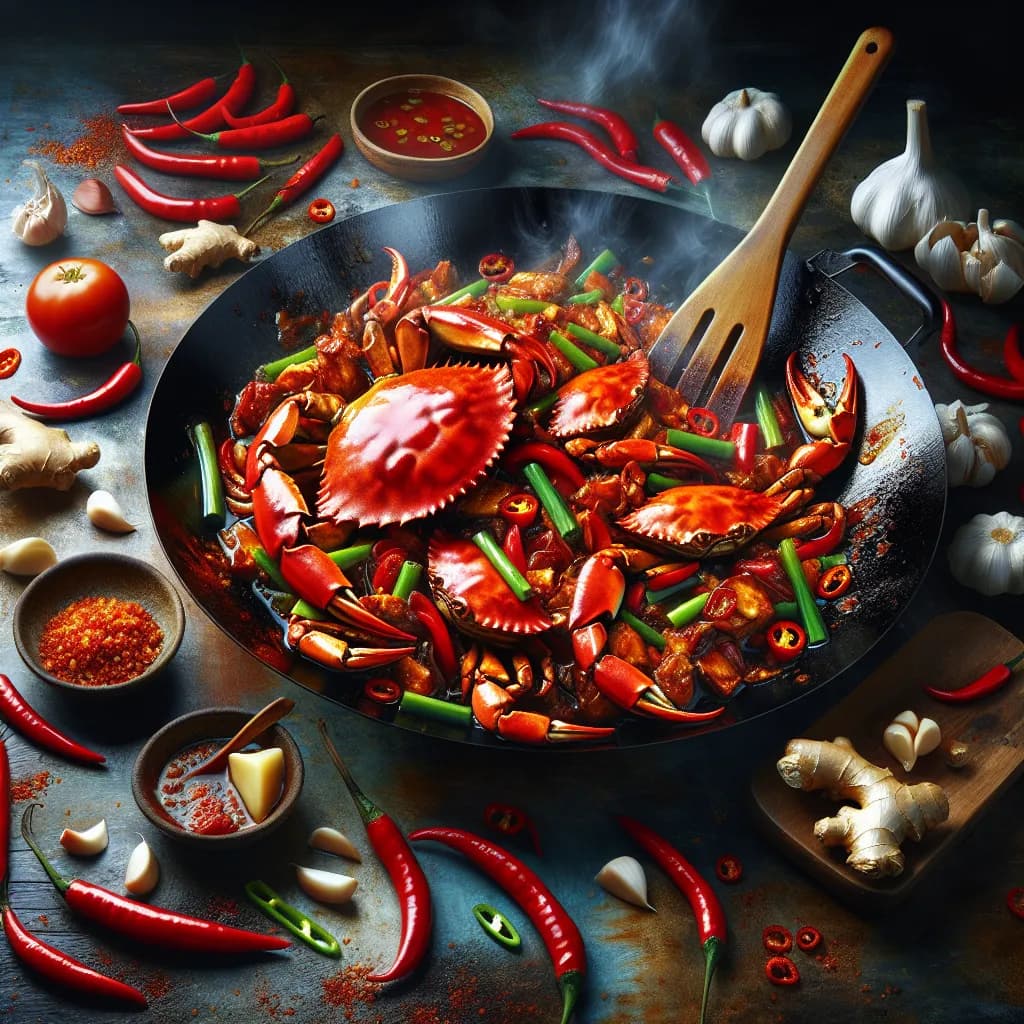 Spicy Crab Stir-Fry