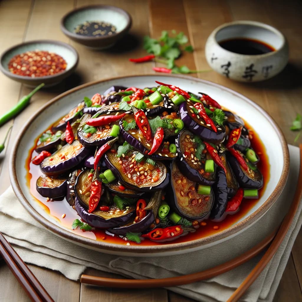 Spicy Eggplant Stir-Fry