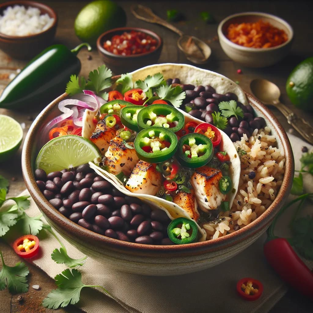 Spicy Fish Taco Bowl