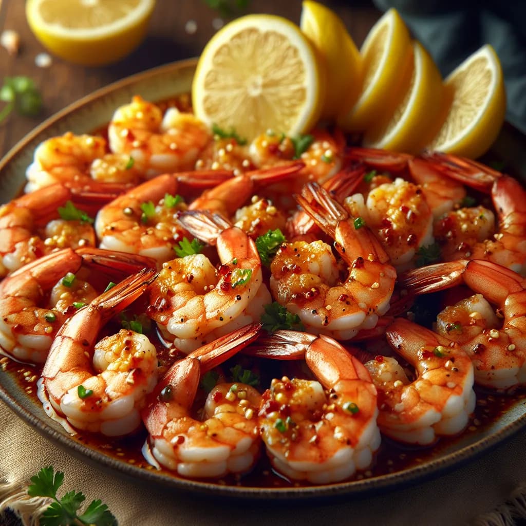 Spicy Garlic Butter Shrimp