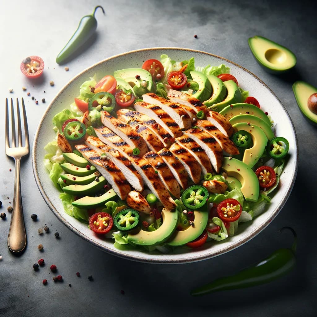Spicy Grilled Chicken Salad