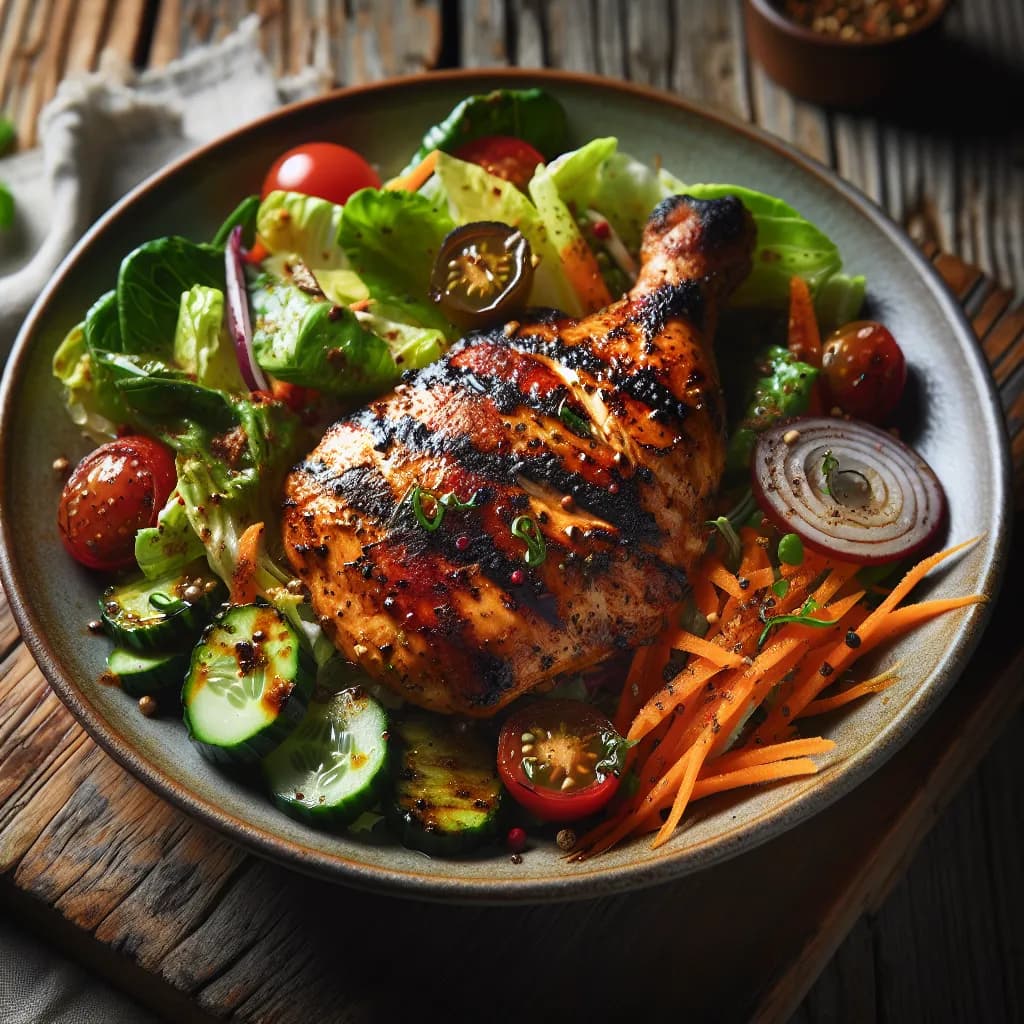 Spicy Grilled Chicken Salad