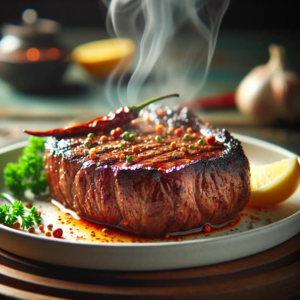 Spicy Grilled Steak