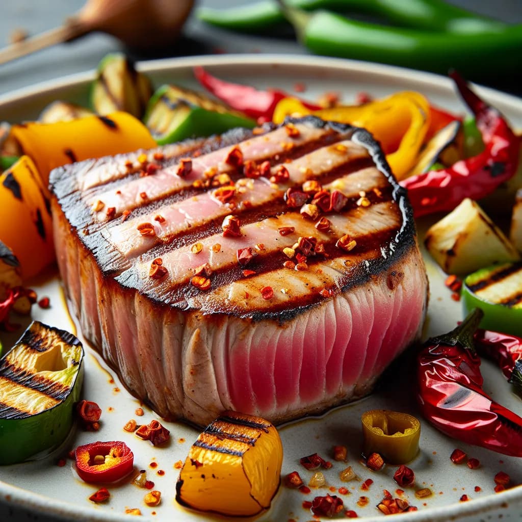 Spicy Grilled Tuna Steak