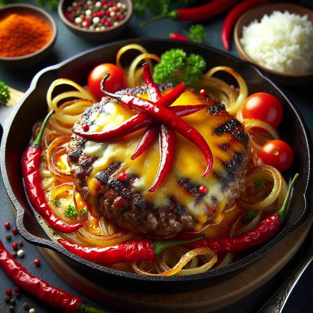 Spicy Hamburger Skillet