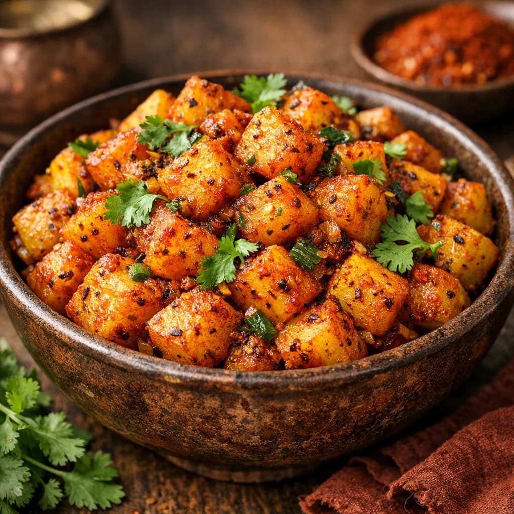 Spicy Indian Masala Potatoes