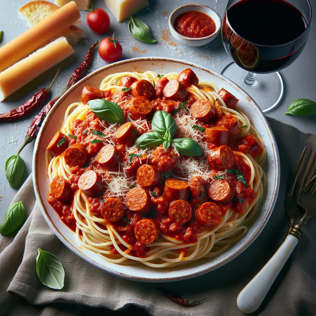 Spicy Italian Sausage Pasta