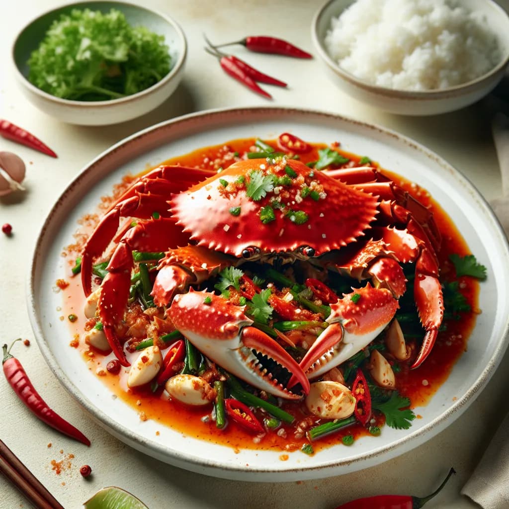 Spicy King Crab Stir-Fry