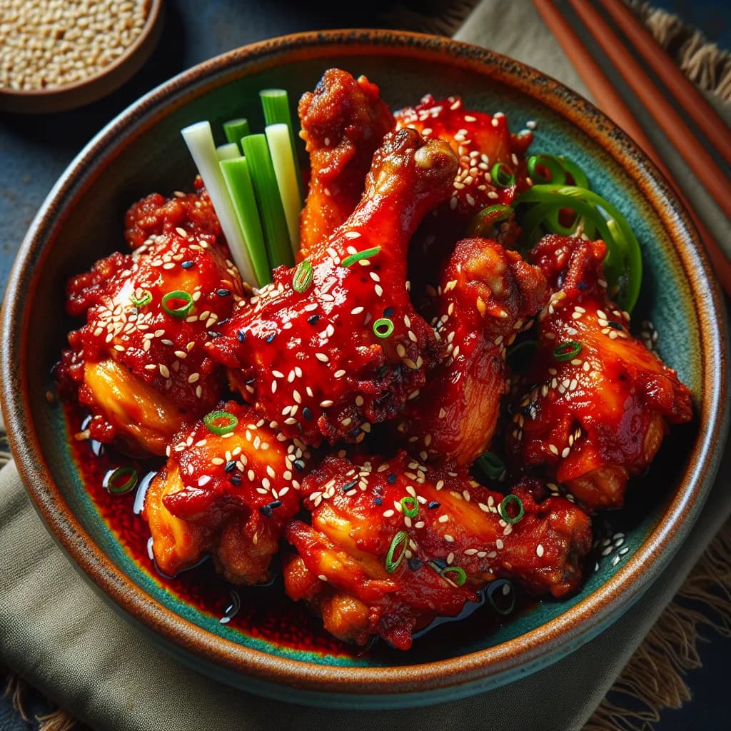 Spicy Korean Fried Chicken