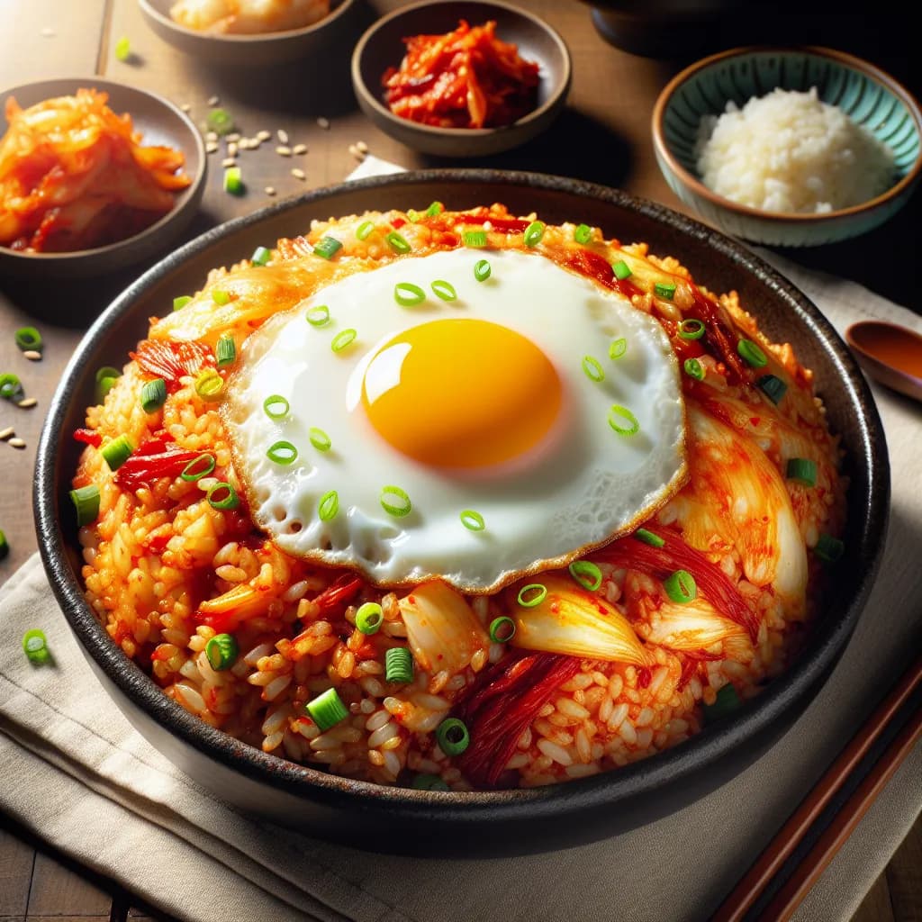 Spicy Korean Kimchi Fried Rice