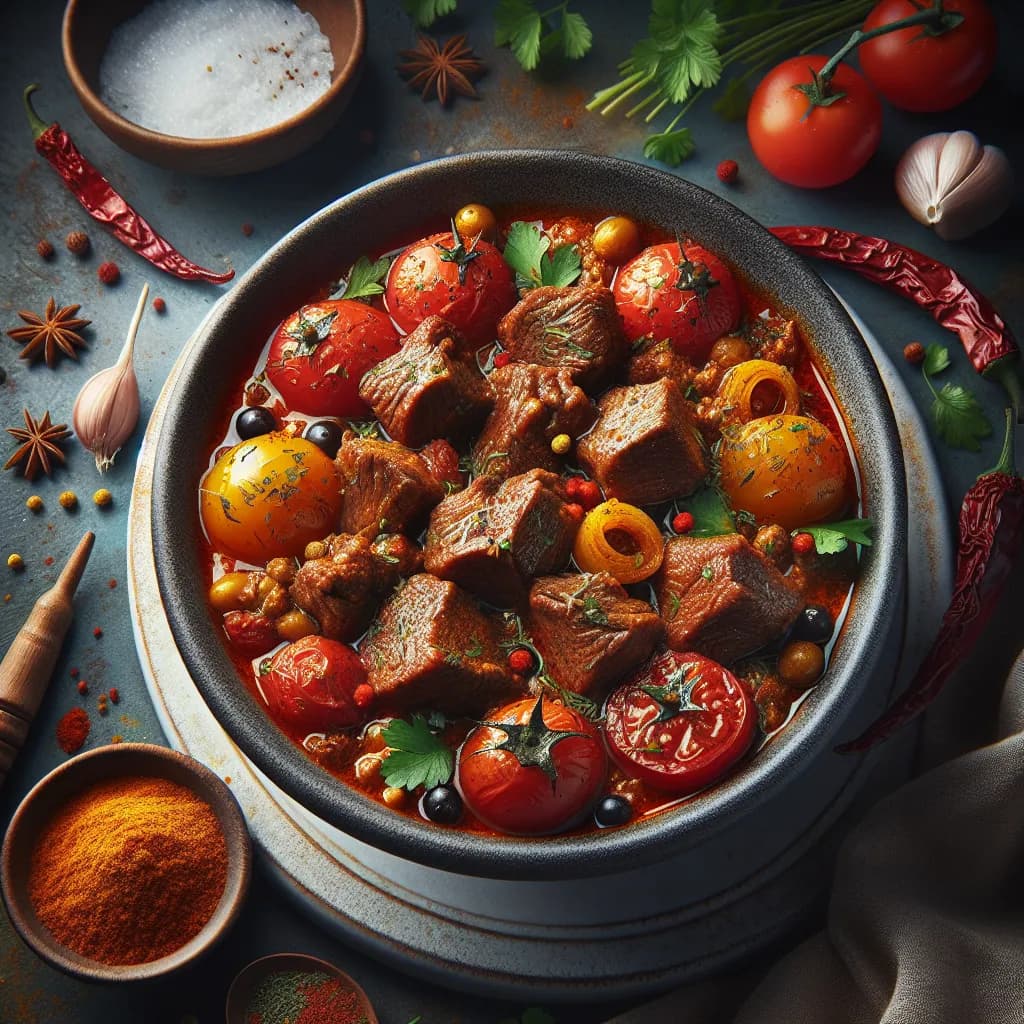 Spicy Kosher Lamb Stew