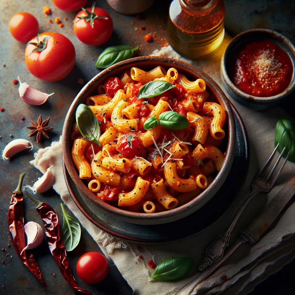 Spicy Macaroni Arrabbiata