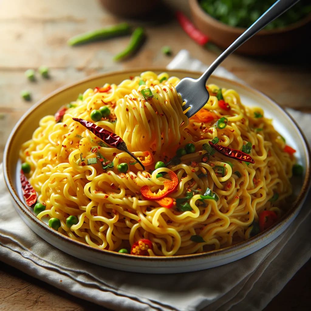 Spicy Maggie Noodles