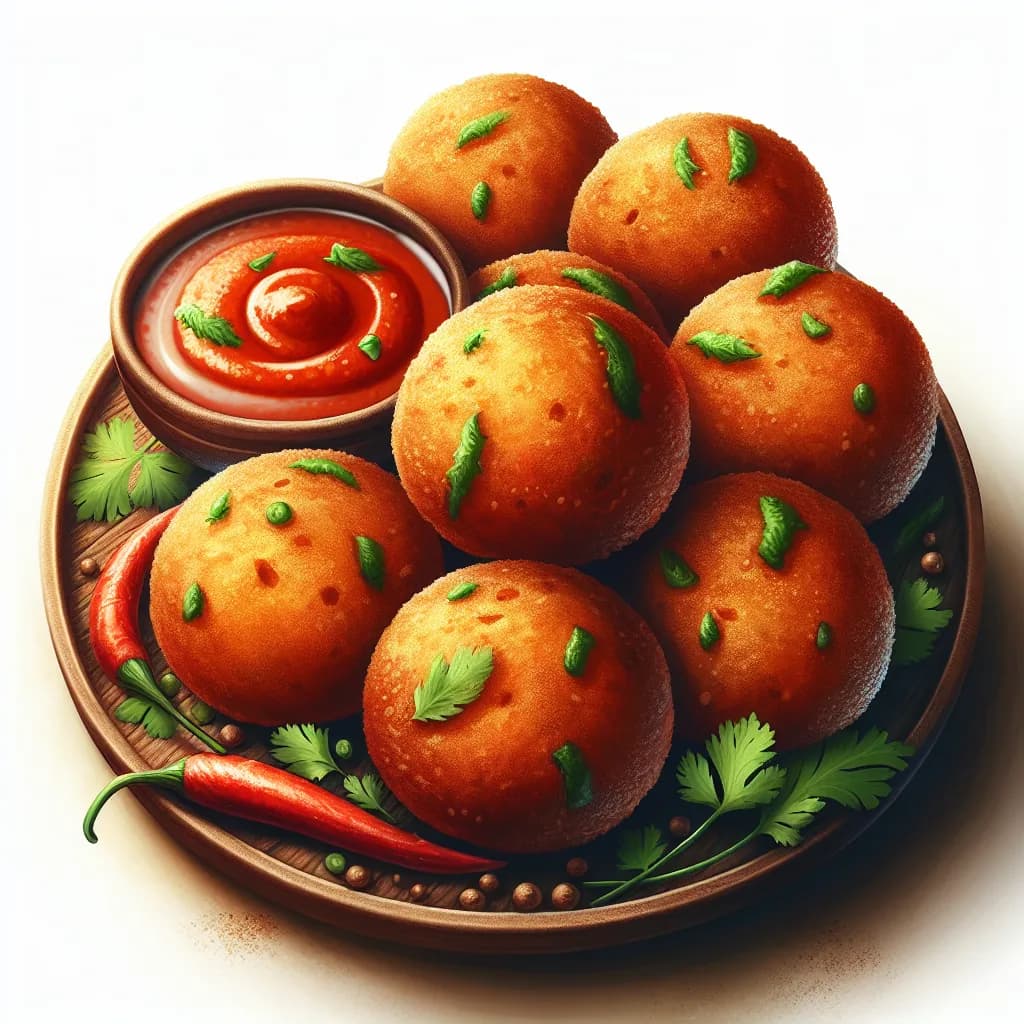 Spicy Maida Bonda