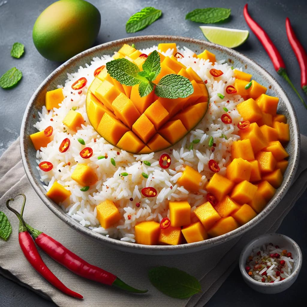 Spicy Mango Rice