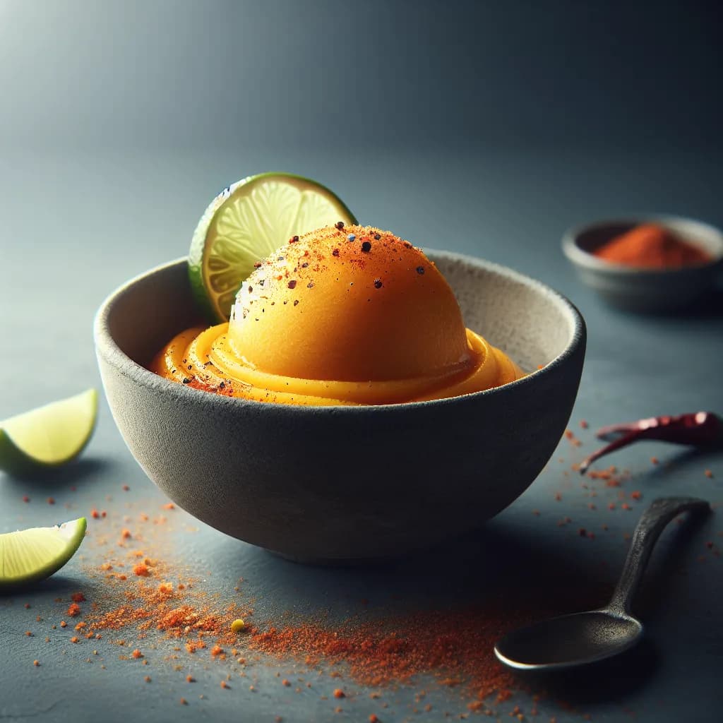 Spicy Mango Sorbet