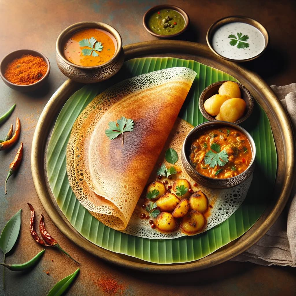 Spicy Masala Dosa