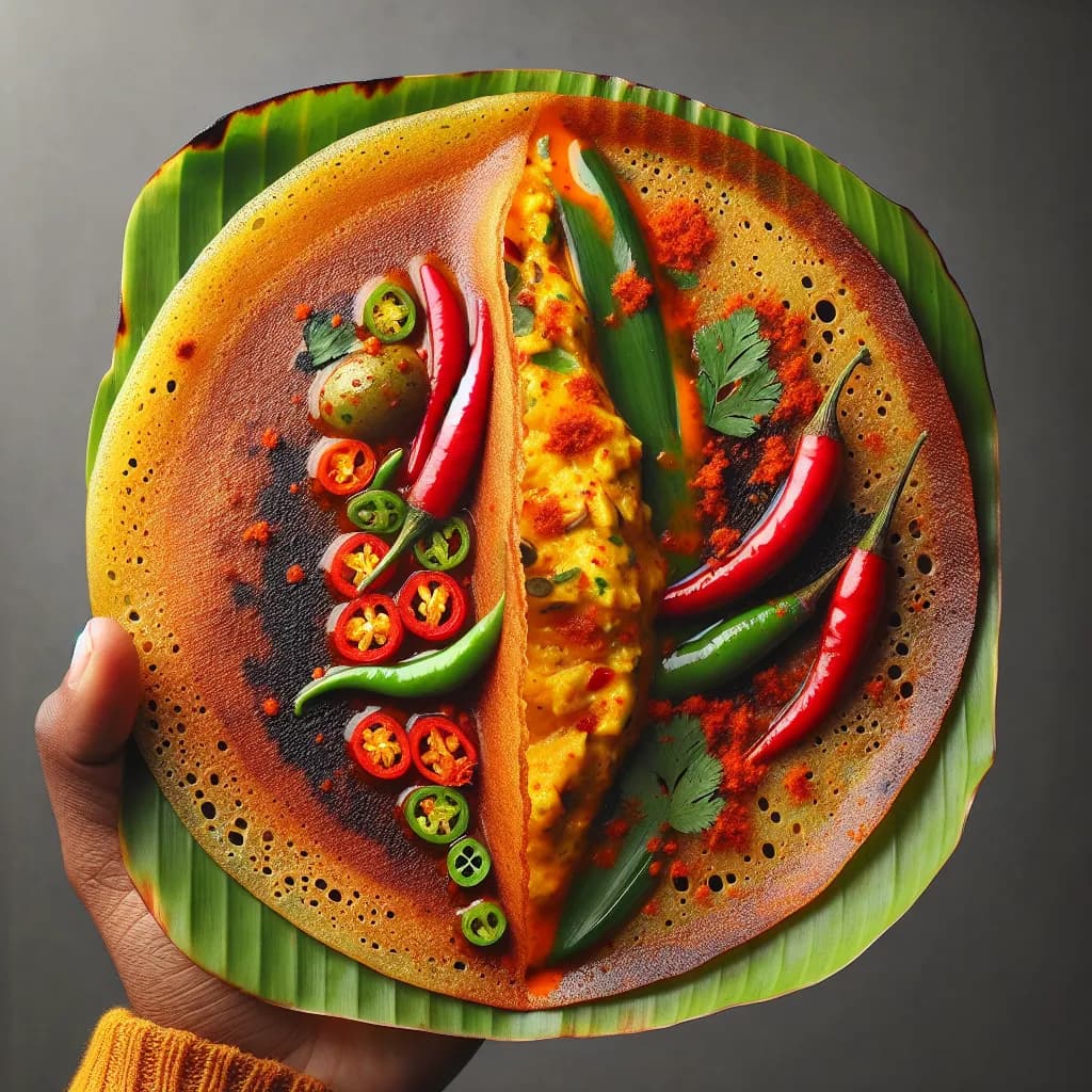 Spicy Masala Dosa
