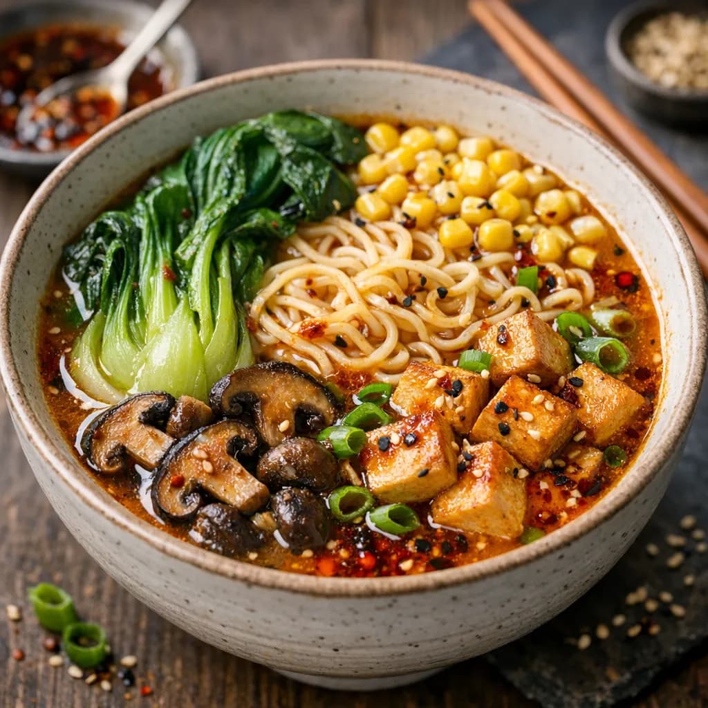 Spicy Miso Veggie Ramen