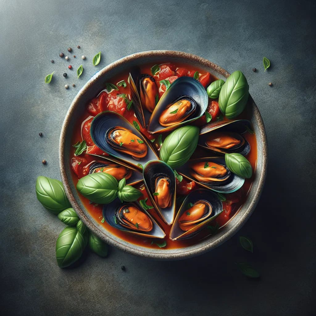 Spicy Mussels with Tomato Sauce