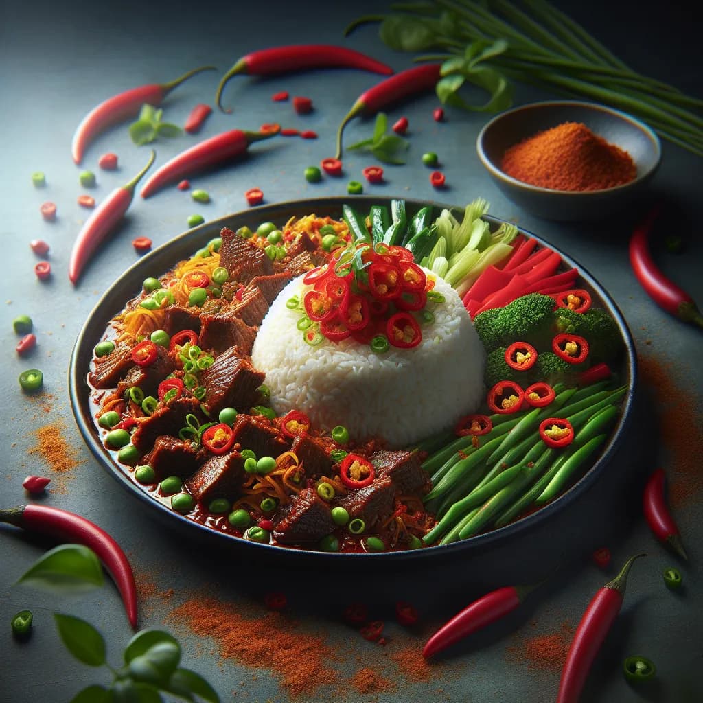 Spicy Nasi Goreng Rendang