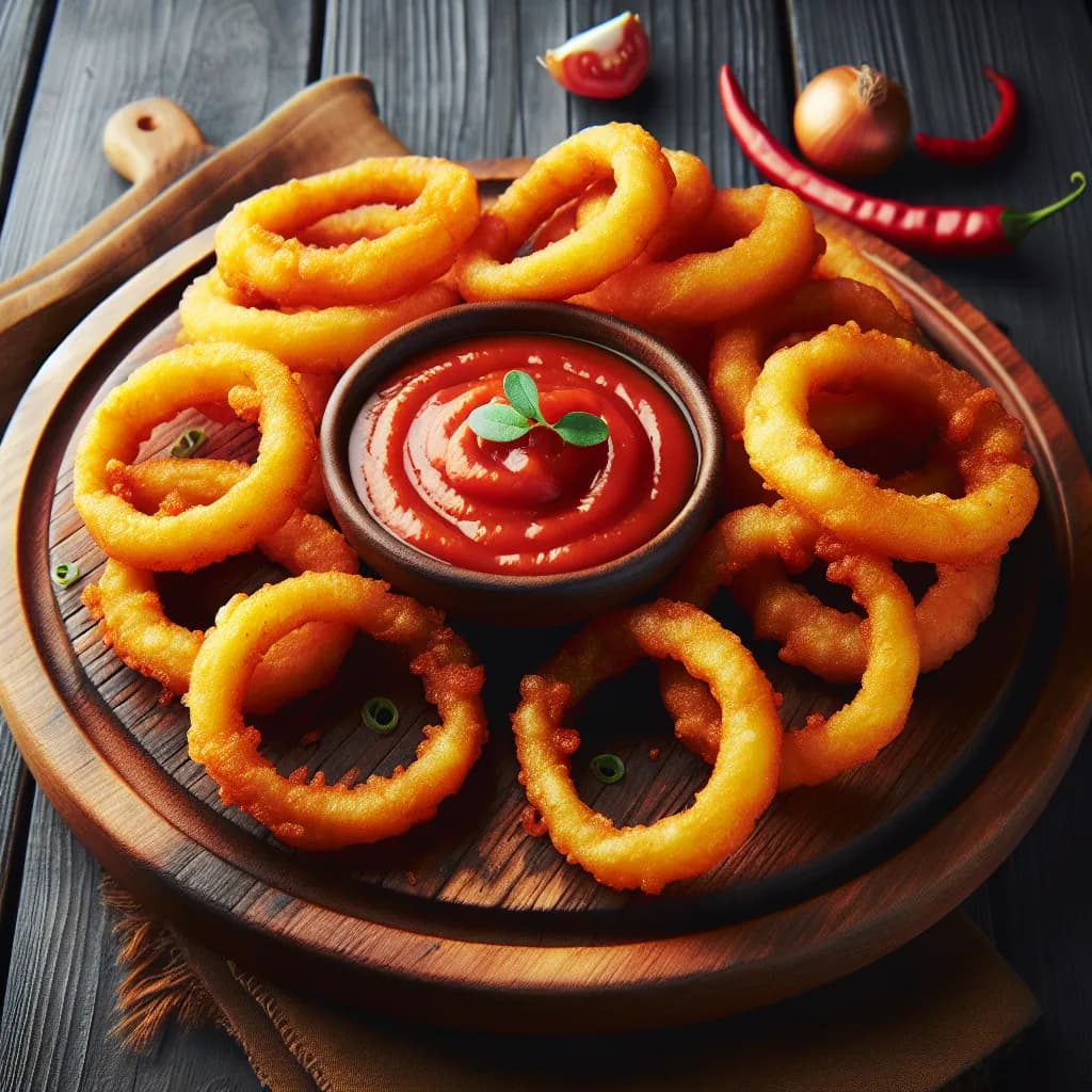 Spicy Onion Rings