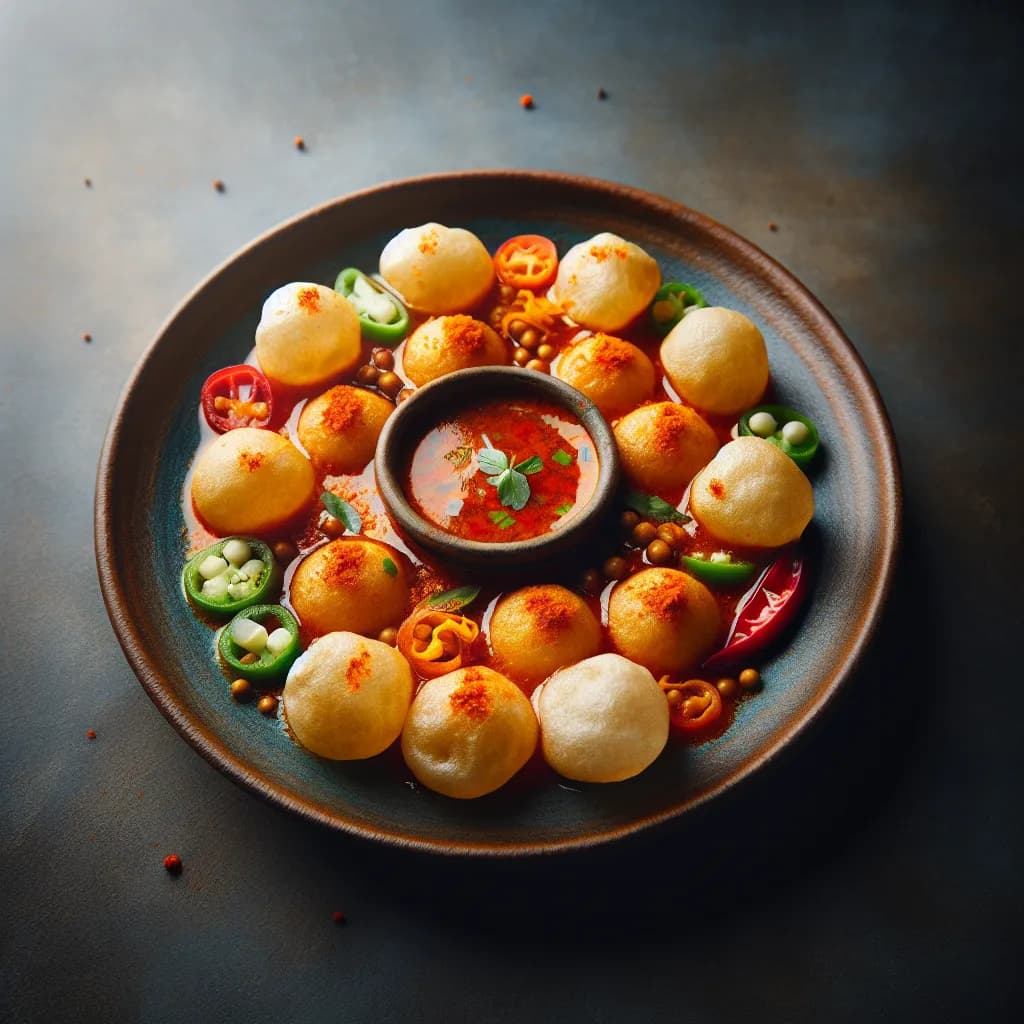 Spicy Pani Puri