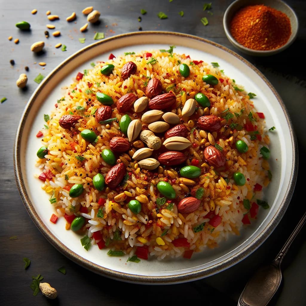 Spicy Peanut Rice