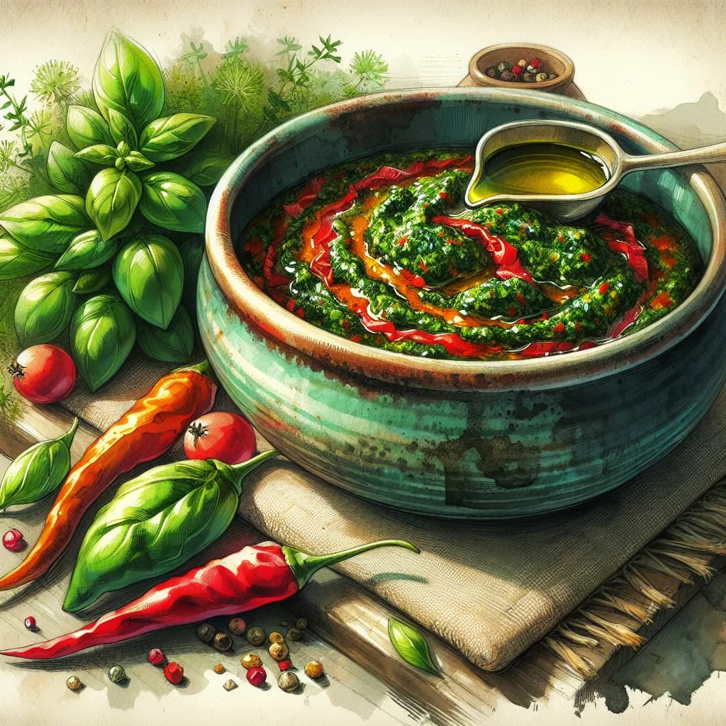 Spicy Pesto Sauce
