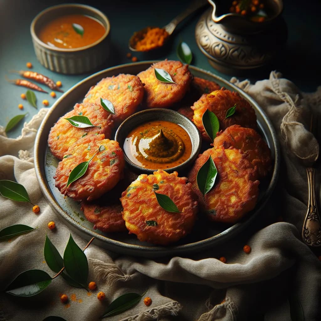 Spicy Potato Fritters