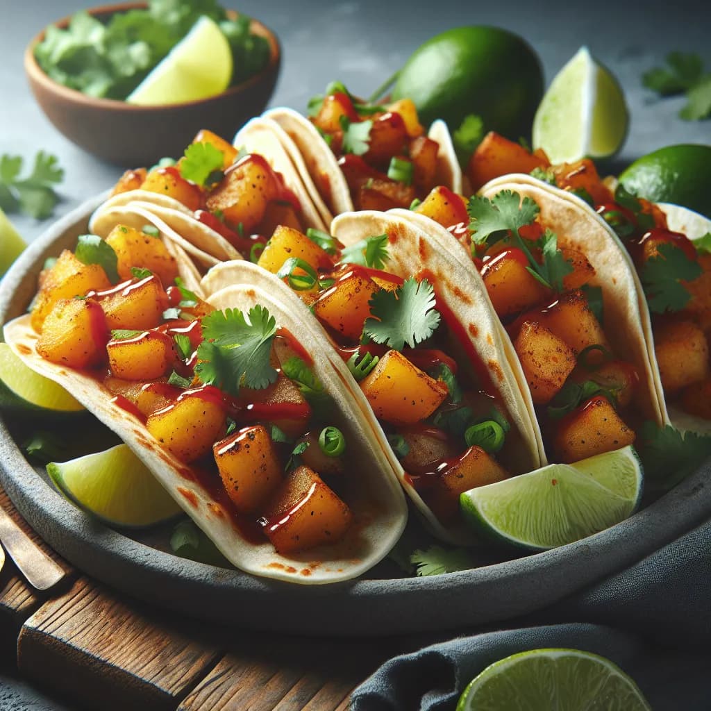 Spicy Potato Tacos